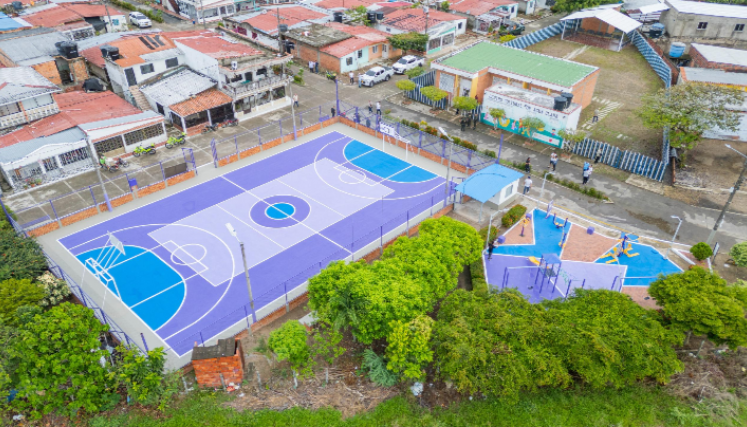 Reparación de parques recreodeportivos en Cúcuta.