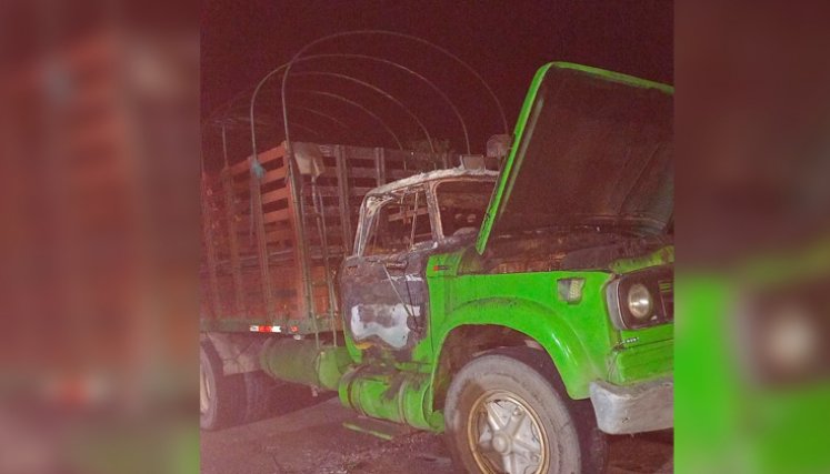 Familia de Gramalote se sobrepone a la pérdida de su camión incendiado