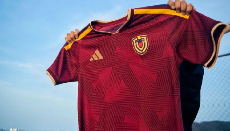 Adidas lanzó la nueva camiseta de la selección de Venezuela