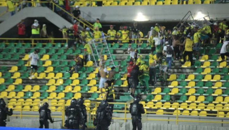 Sanción por desmanes de la barra del Real Cartagena