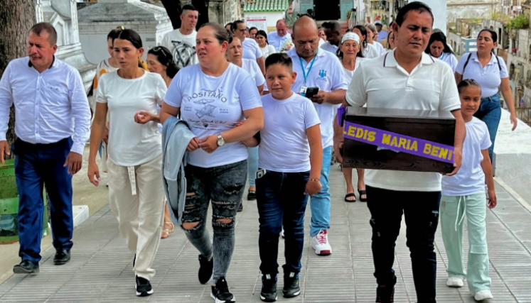 La entrega digna de Ledis María Benítez Díaz, desaparecida en el conflicto armado.