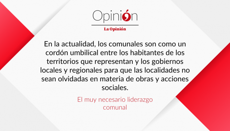 El muy necesario liderazgo comunal
