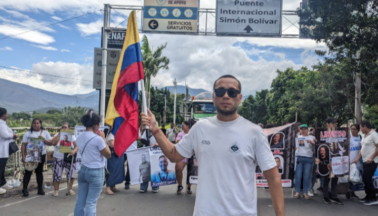 Iván Colmenares, colombiano que estuvo preso en Venezuela. 