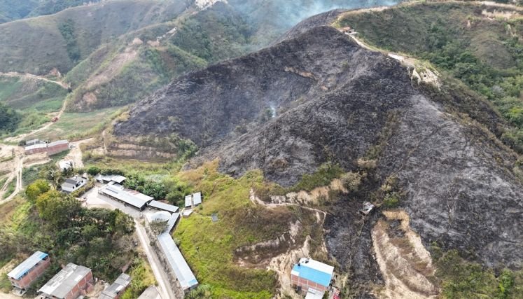El intenso verano facilita la propagación de las llamas en zona rural de Ocaña.