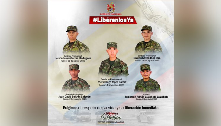 LIBERACIÓN DE SOLDADOS / COLPRENSA 