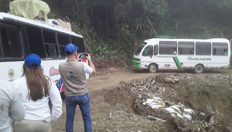 Se registra normalidad en el tráfico vehicular entre los municipios de La Playa de Belén y Hacarí.