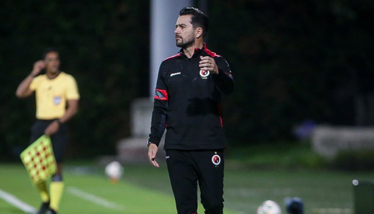 Nelson Flórez, DT del Cúcuta Deportivo. 