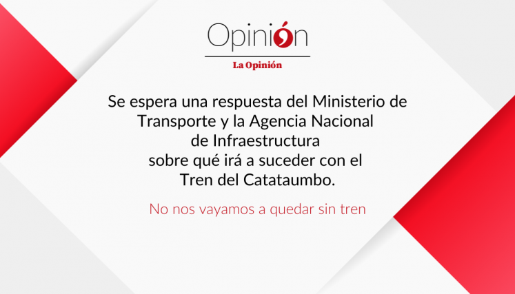 No nos vayamos a quedar sin tren
