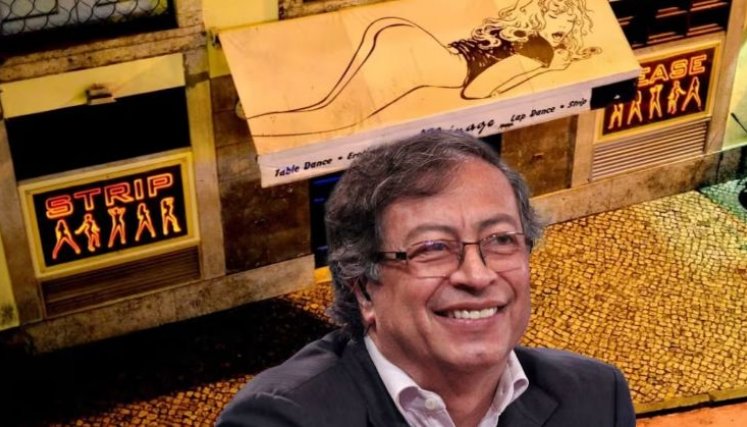 PETRO EN EL BURDEL / COLPRENSA 