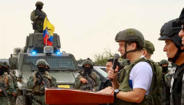 PRESIDENTE DE ECUADOR / FOTO TOMADA DE X