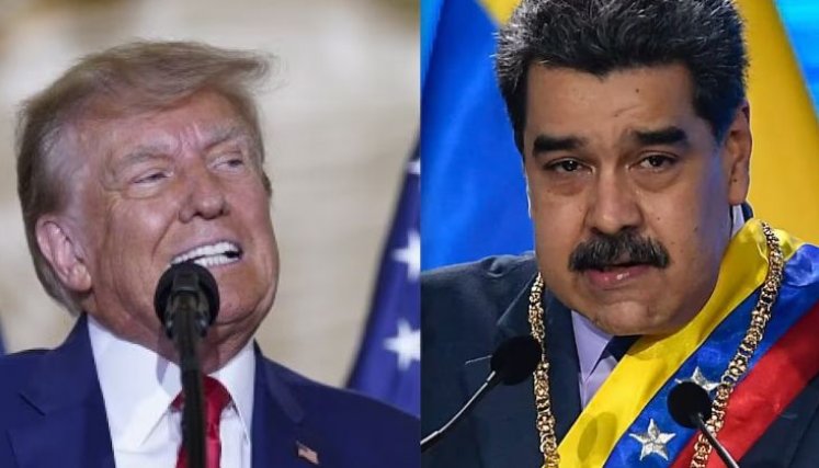 Donald Trump, presidente de Estados Unidos (izquierda). Nicolás Maduro, presidente de Venezuela (derecha).