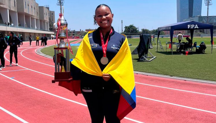 Valeri Franco Quiñones, atleta cucuteña. 