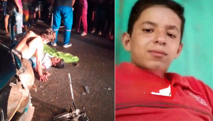 El accidente de tránsito ocurrió en La Ye de Astilleros, la noche del sábado. / Foto: cortesía.