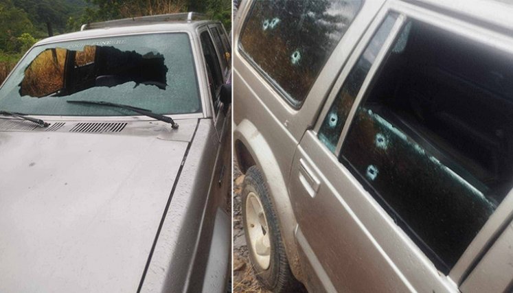 Afortunadamente, ambas víctimas resultaron ilesas. / Foto Cortesía