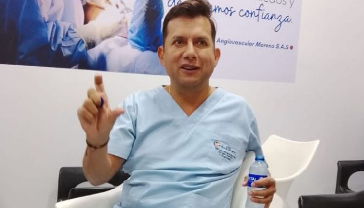 Luis Alberto Moreno, cirujano vascular premiado en Nueva York/Foto Orlando Carvajal