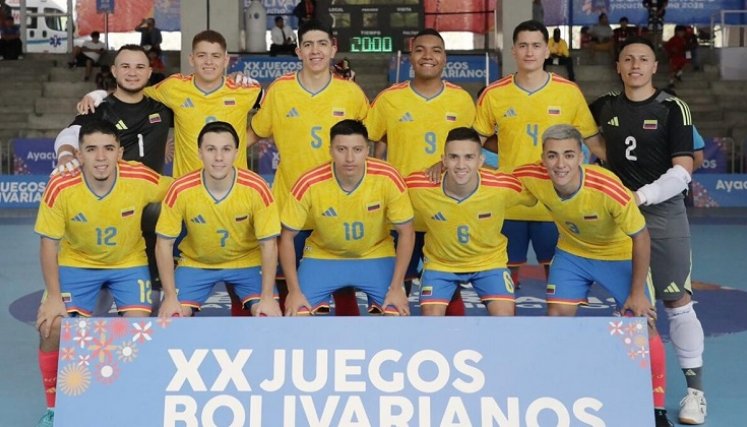 El cucuteño Yairon Palencia (#6) se destacó con la selección de fútsal.