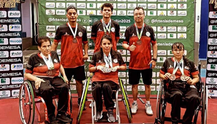 La selección Norte de paratenis de mesa se destacó con buenos logros en la capital antiqueña.