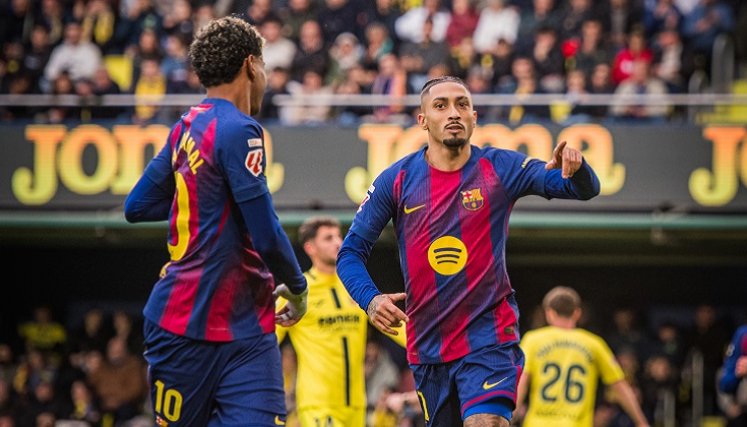 El brasileño Rapinha y el español, Lamine Yamal, fueron los artífices de la victoria catalana.