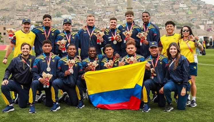 La selección Colombia de rugby con los nortesantandereanos, Alain Altahona y Juan Camilo Romero, brilló en los juegos.