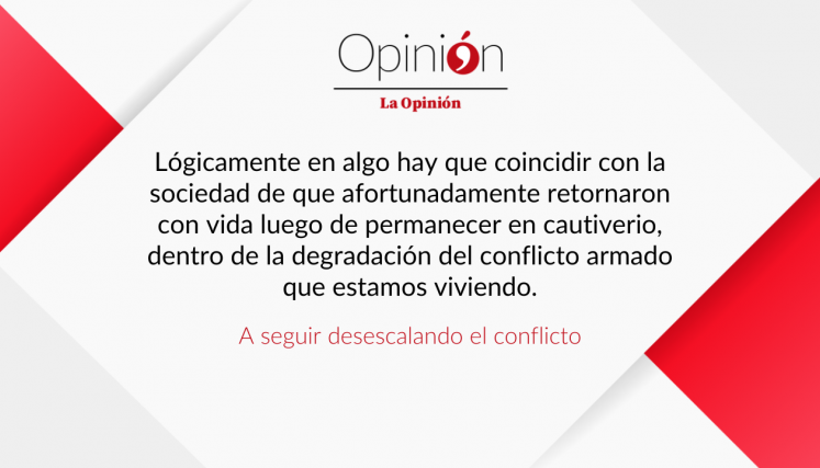 A seguir desescalando el conflicto