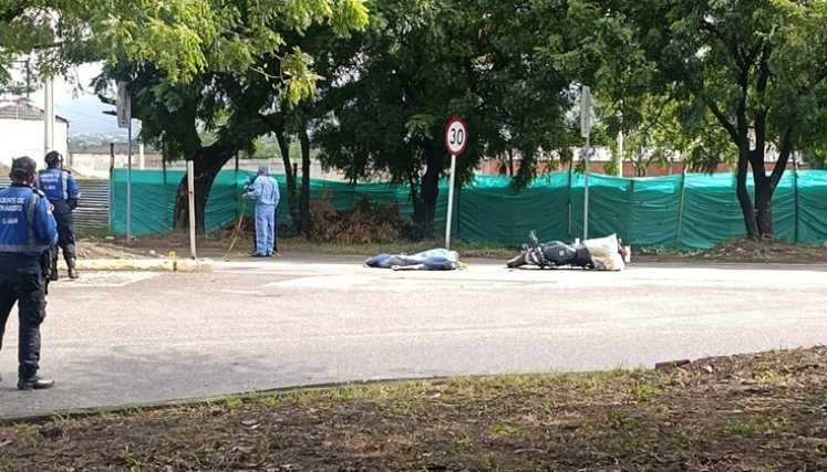 Accidente en el anillo vial 