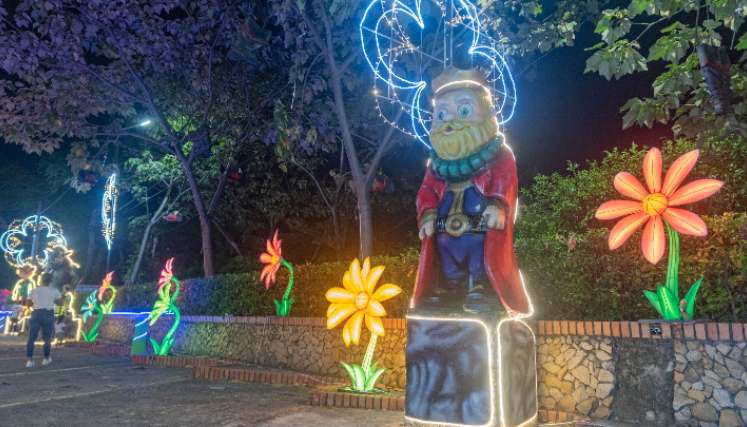 Alumbrado navideño en Cúcuta.