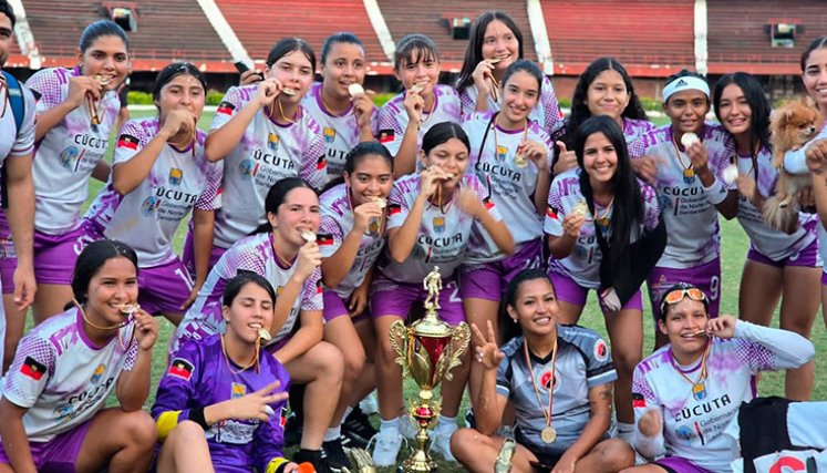 Cúcuta A, campeón femenino. 