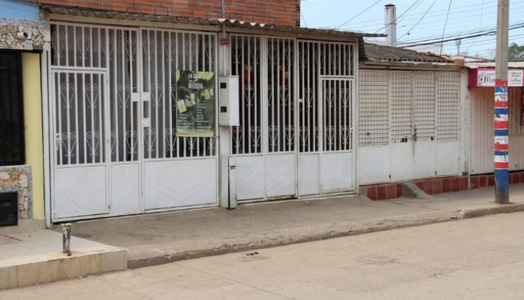 En esta vivienda ubicada en la calle 2 de Trigal del Norte, residía el joven barbero. / Foto: Gabriel Barrera