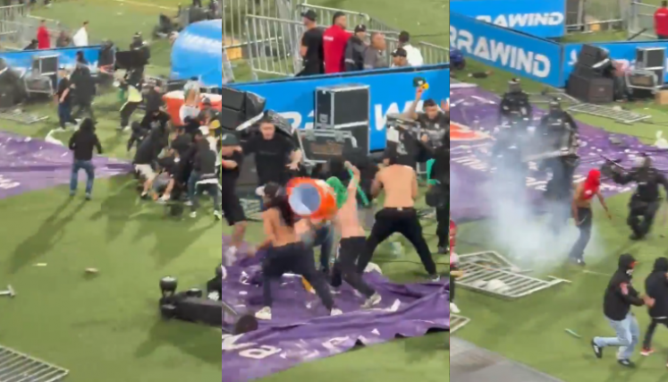 Disturbios Nacional. Foto: captura de pantalla