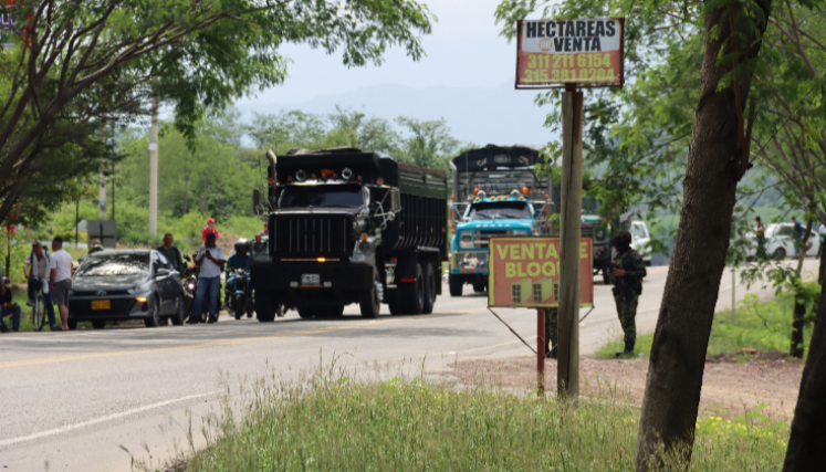 Serias afectaciones a la movilidad ha provocado el paro armado del Eln en Norte de Santander.