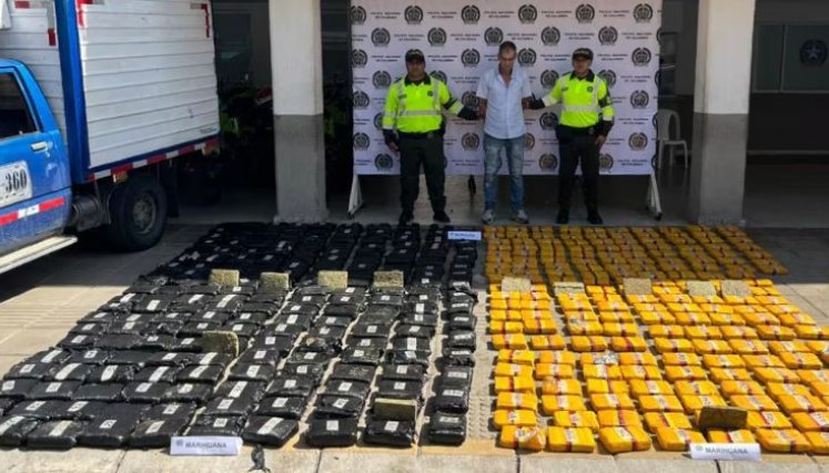 Incautación de marihuana / Colprensa 