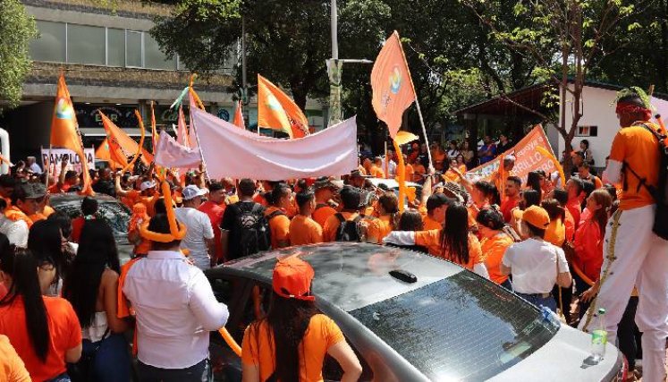 Inscripción de candidatos al Congreso para 2026./Foto Stefany Peñaloza