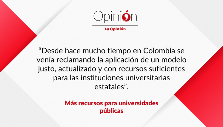 Más recursos para universidades públicas