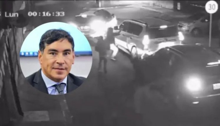 (Video) Magistrado del CNE fue víctima de intento de atraco y embestida a su vehículo en Bogotá