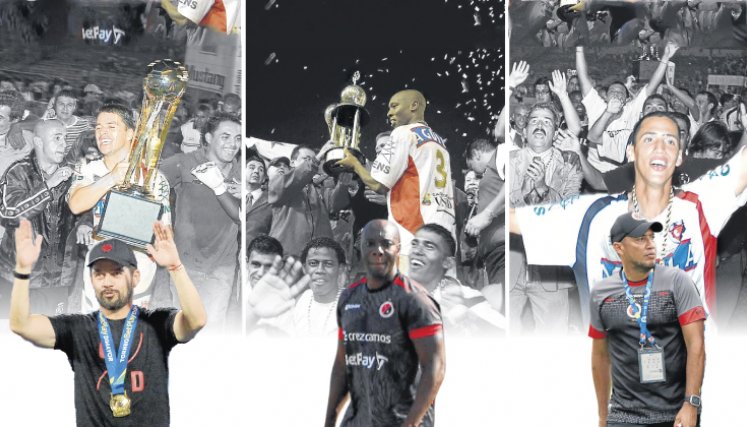 Nelson Flórez, Walter Gómez y Braynner García. 