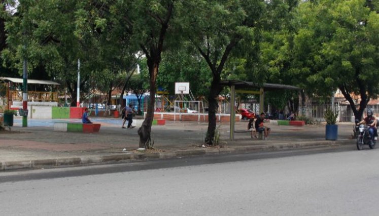 Todos los martes más de 100 vendedores de reúnen en el parque de San Rafael.