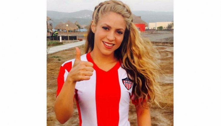  así celebró Shakira el triunfo del Junior