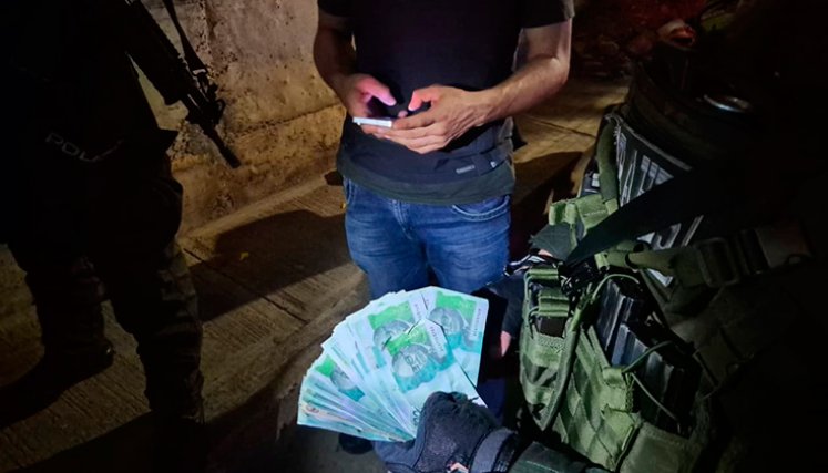 Billetes falsos. / Foto Cortesía