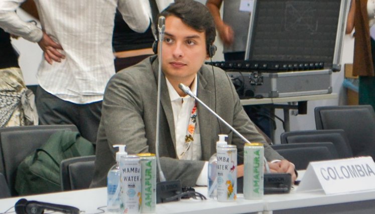 Un cucuteño fue el delegado más joven de Colombia negociando acuerdos ambientales en Brasil  