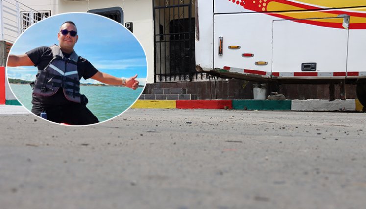 Homicidio en el sector La Isla de Pueblo Nuevo. / Foto Gabriel Barrera-La Opinión