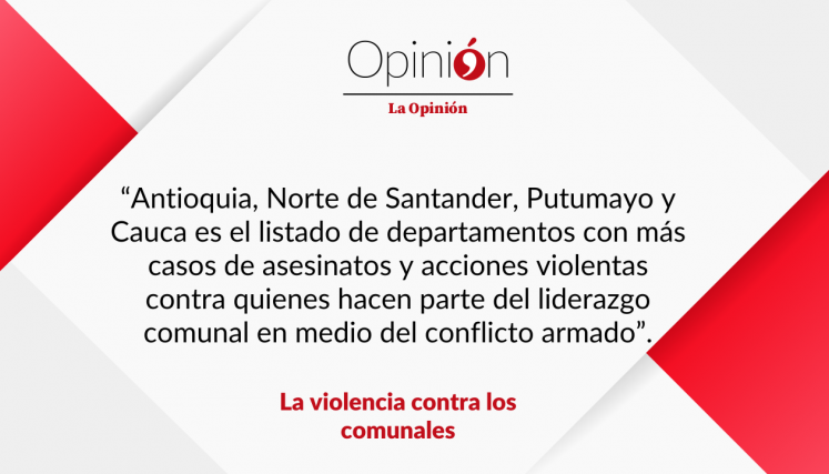 La violencia contra los comunales