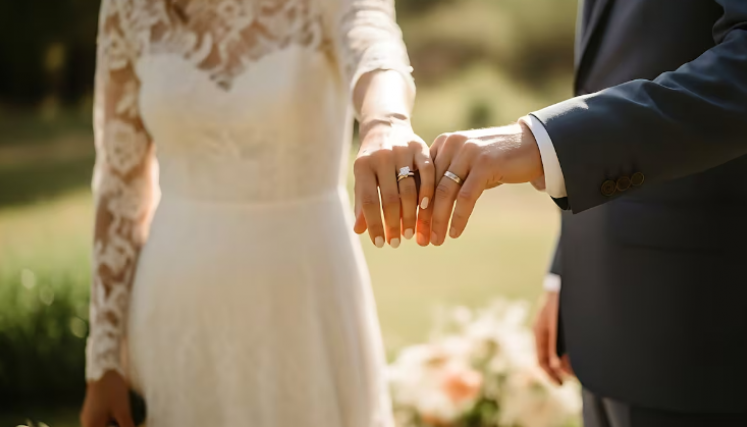 se casó sin una gota de maquillaje