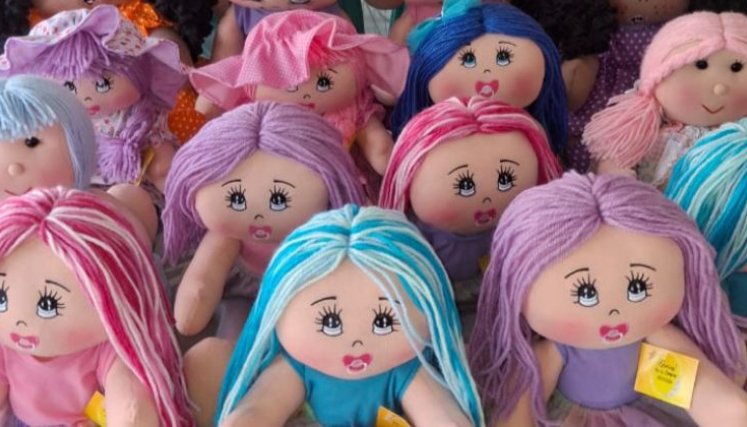 15 modelos de muñecas tiene Nelcy.