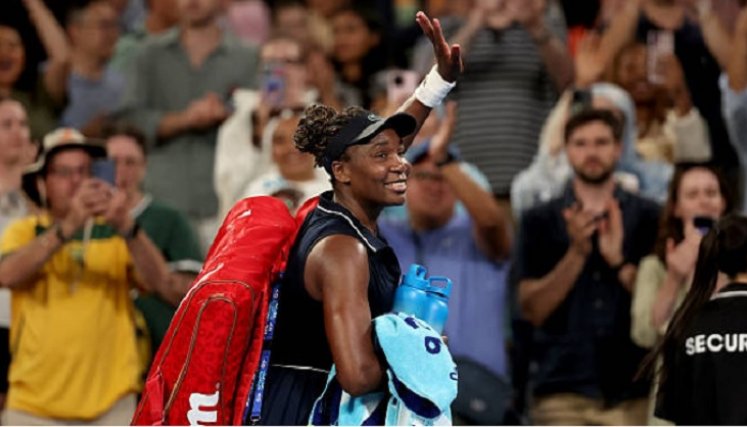 A sus 45 años, la estadounidense Venus Williams buscó dejar una marca en el Abierto de Australia.