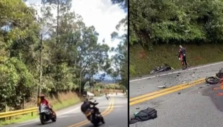 Motociclista grababa video por altas velocidades y minutos después ocurrió tragedia