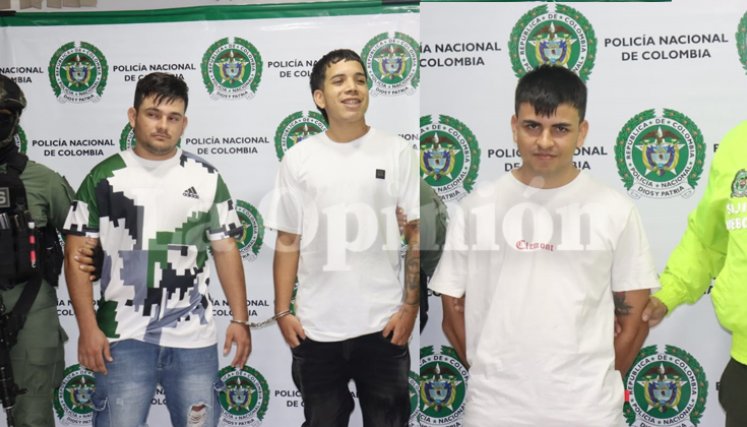 Capturan a Jonás, Yefrei y José, alias los Turcos, señalados integrantes de peligrosa banda en Cúcuta