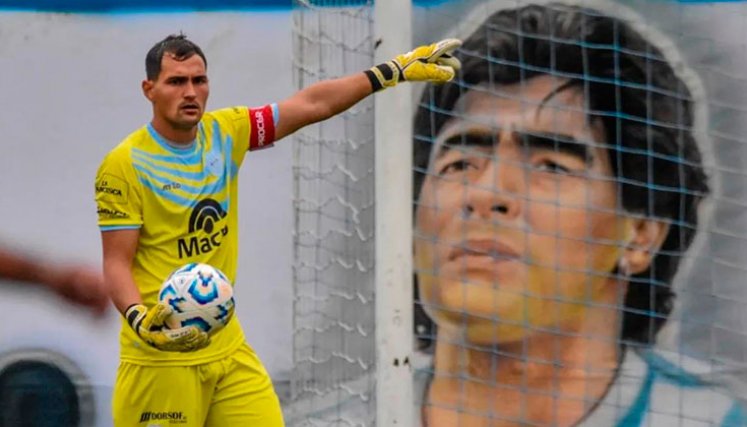 Federico Abadía, arquero argentino. 