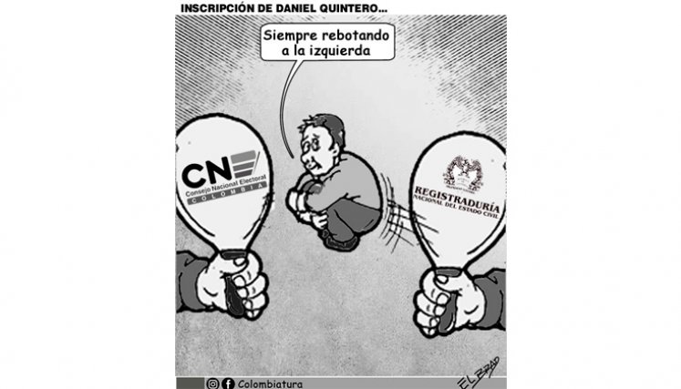 Inscripción de Daniel Quintero 