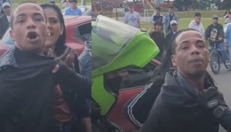 ‘Venimos a Colombia a robar’: vecinos retienen a presunto delincuente y lo entregan a la Policía