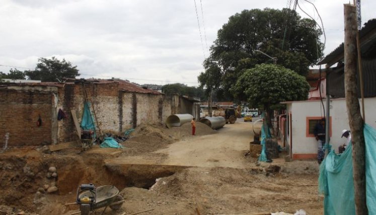 La reparación a la calle 22 de Santander empezó en diciembre